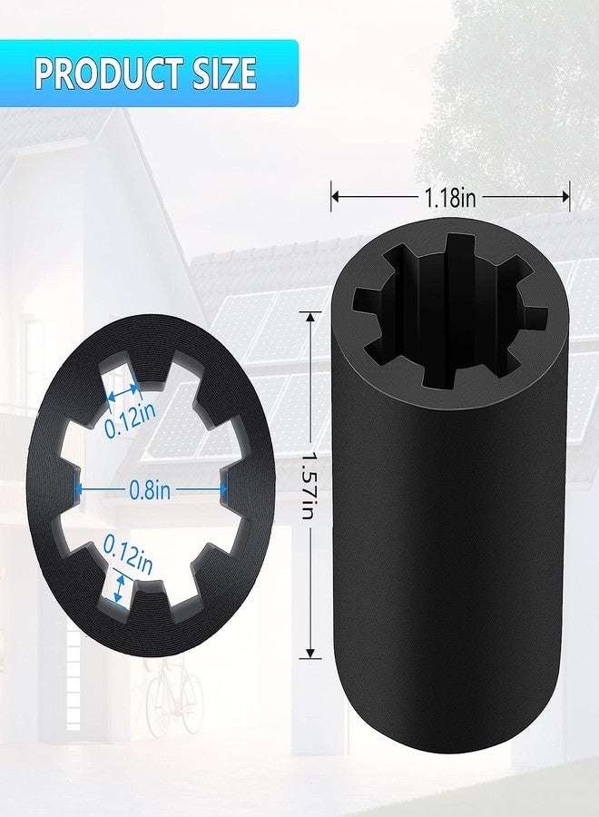 Dreyoo مجموعة Dreyoo من 4 قطع من وصلات محرك لولبي متوافقة مع فتاحة باب المرآب LiftMaster Chamberlain، وصلة مسننة لفتاحة باب المرآب، رقم القطعة 25C20 25A18 - Image 2